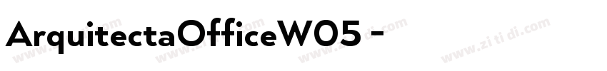 ArquitectaOfficeW05 字体转换